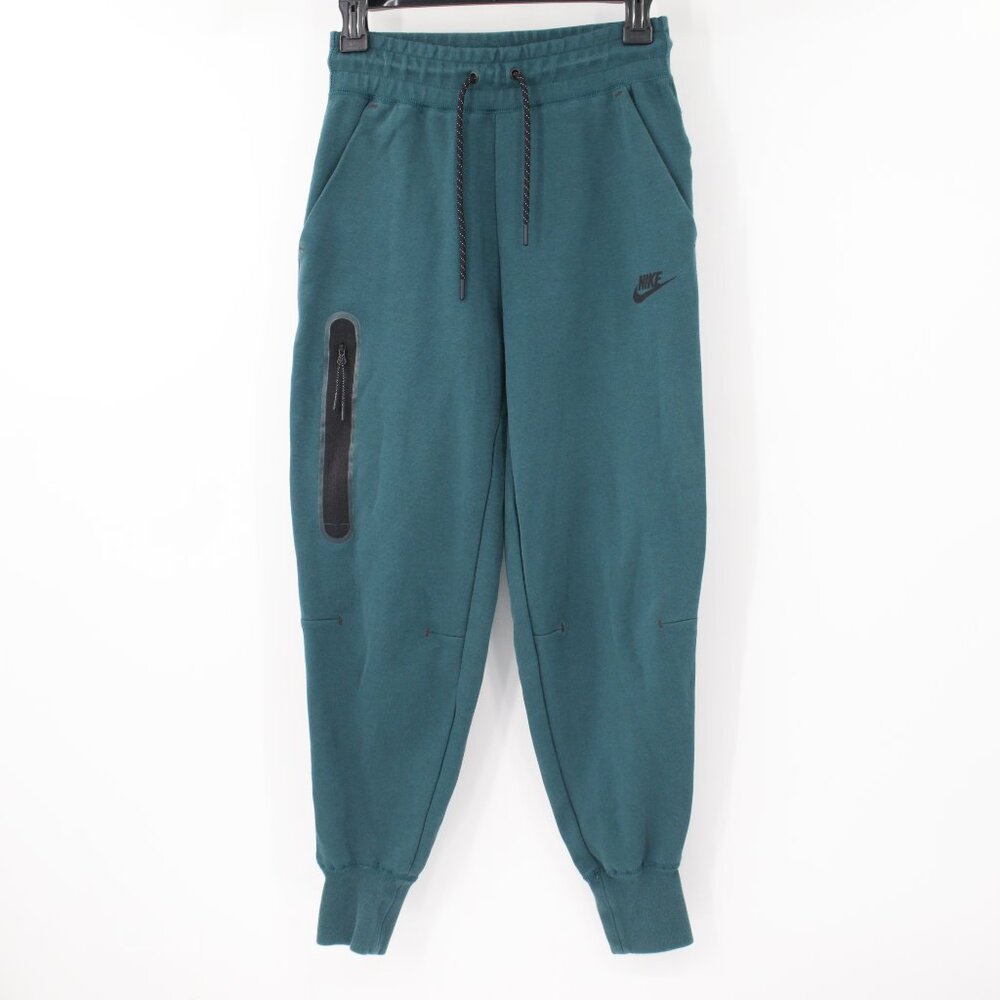 Nike Teal Green Jogger Sweatpants with Black Accents
